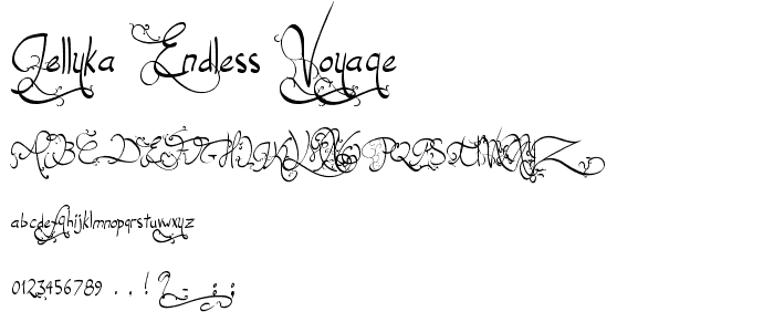 Jellyka Endless Voyage font
